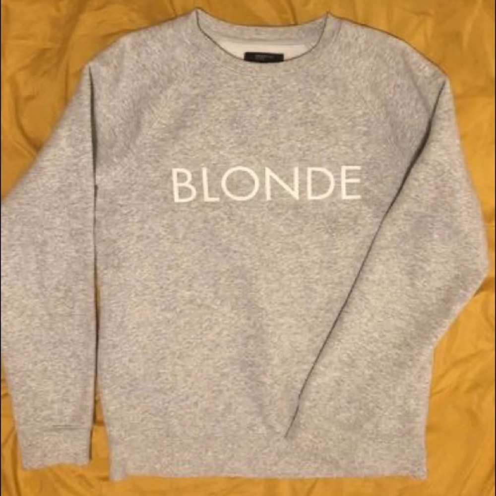 Brunette Label BLONDE Heather Grey size M/L